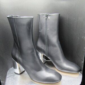Ladies MIISTA Adrianne Black Leather Boots. NIB. Size Euro 41.  US 9.5